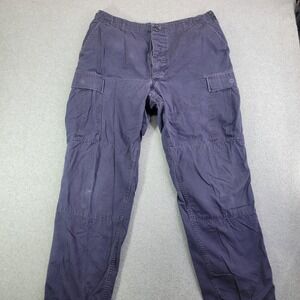 Propper Pants Mens Large Blue Combat Cargo Tactical Ripstop Military Cuffed